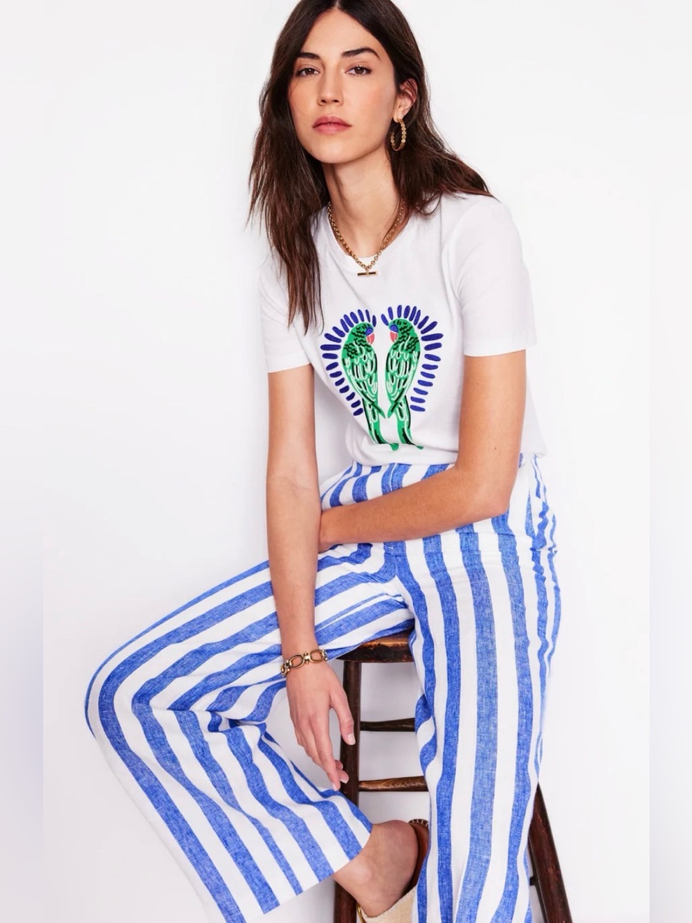 Boden “love birds” t-shirt